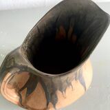 Denbac pitcher, flamed terracotta, 1900