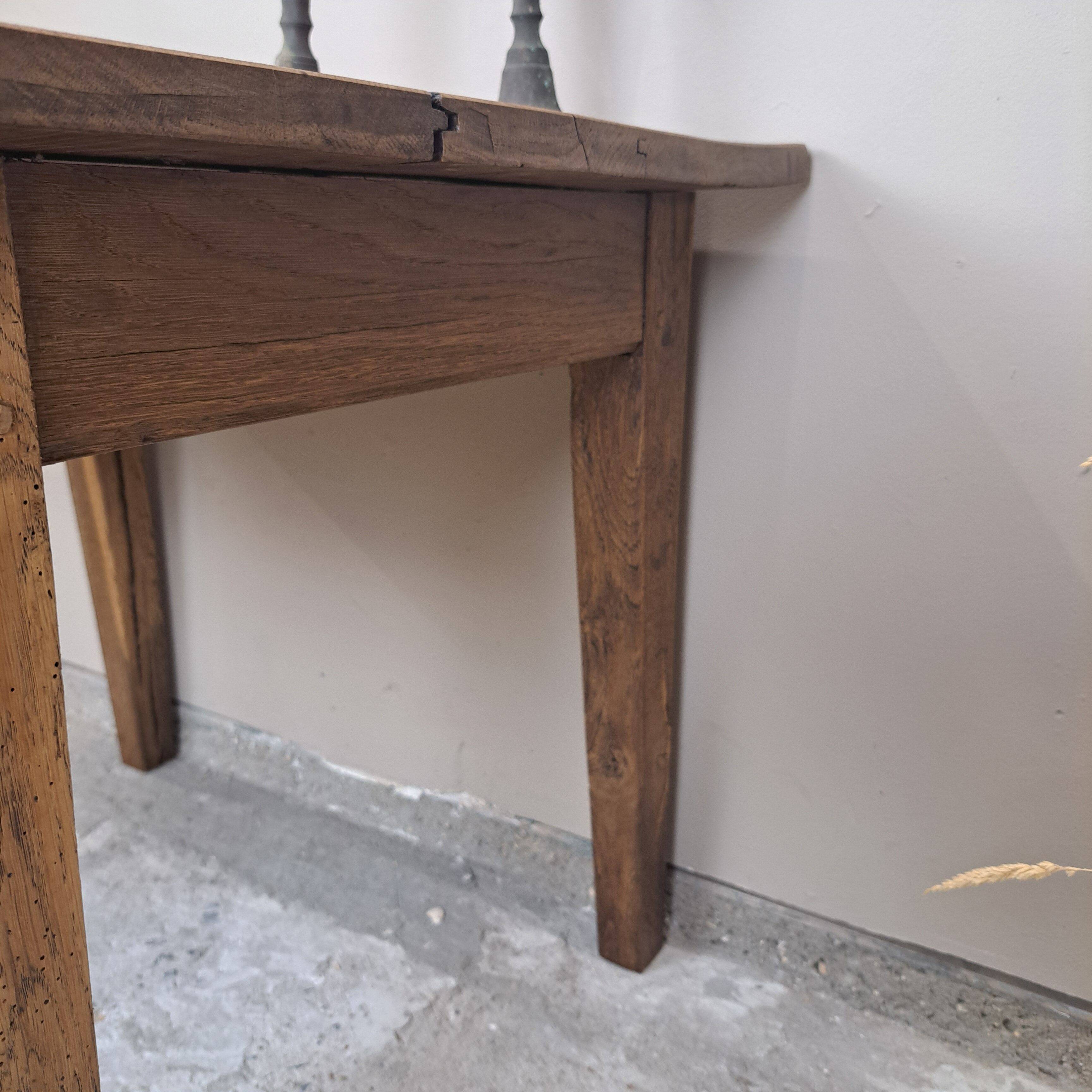 Small wooden table