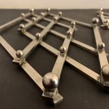 Pair of stretchy French underwear in silver metal, 1940