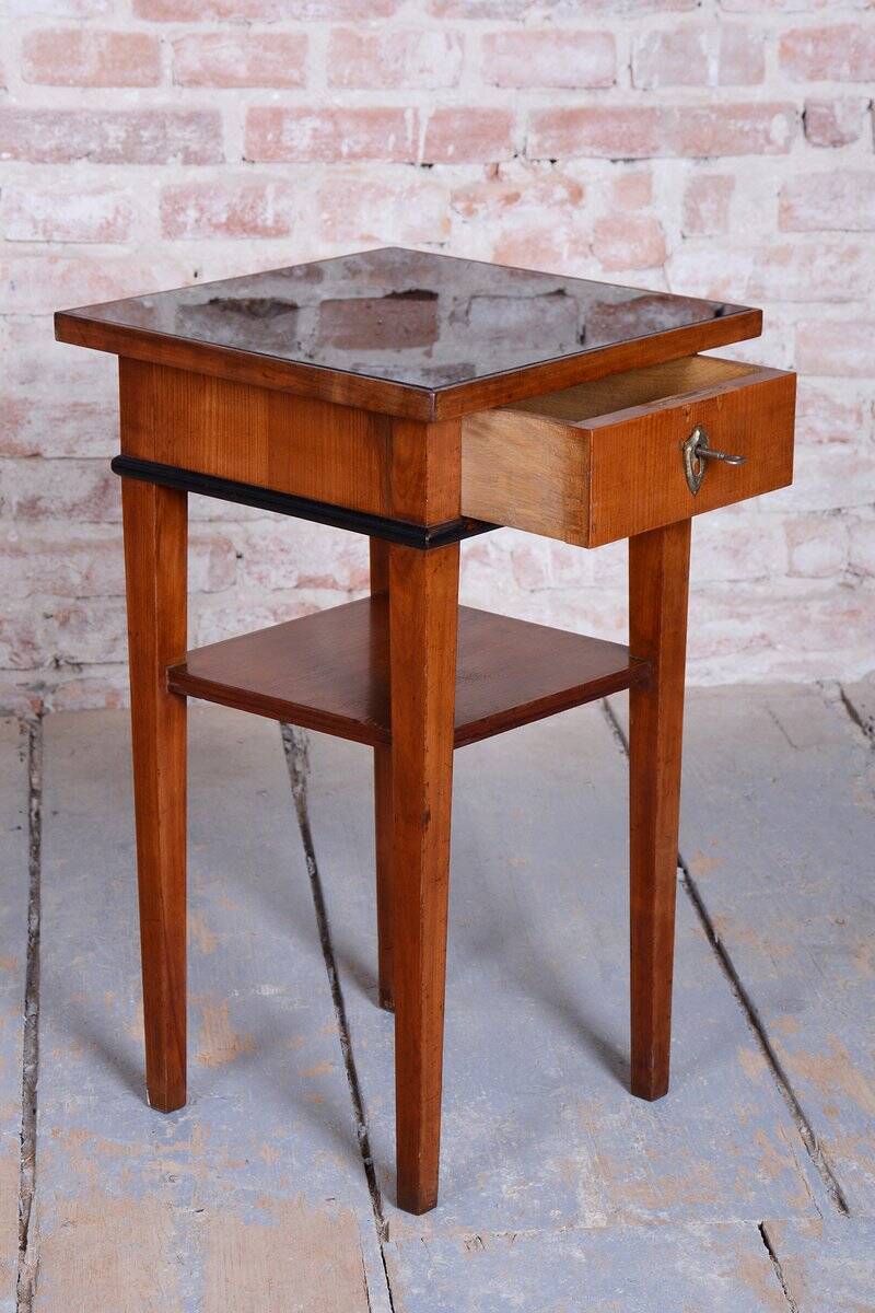 Small Biedermeier Side Table in Cherry, 1840s
