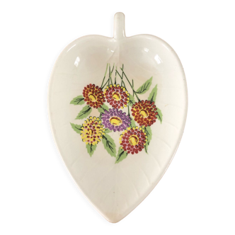 Empty leaf-shaped pocket floral decoration