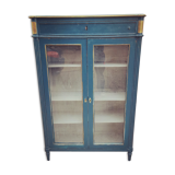 Showcase Louis XVI blue patina