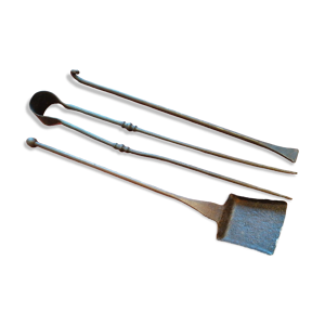 Jeu set cheminée pelle pince