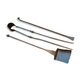 Jeu set cheminée pelle pince