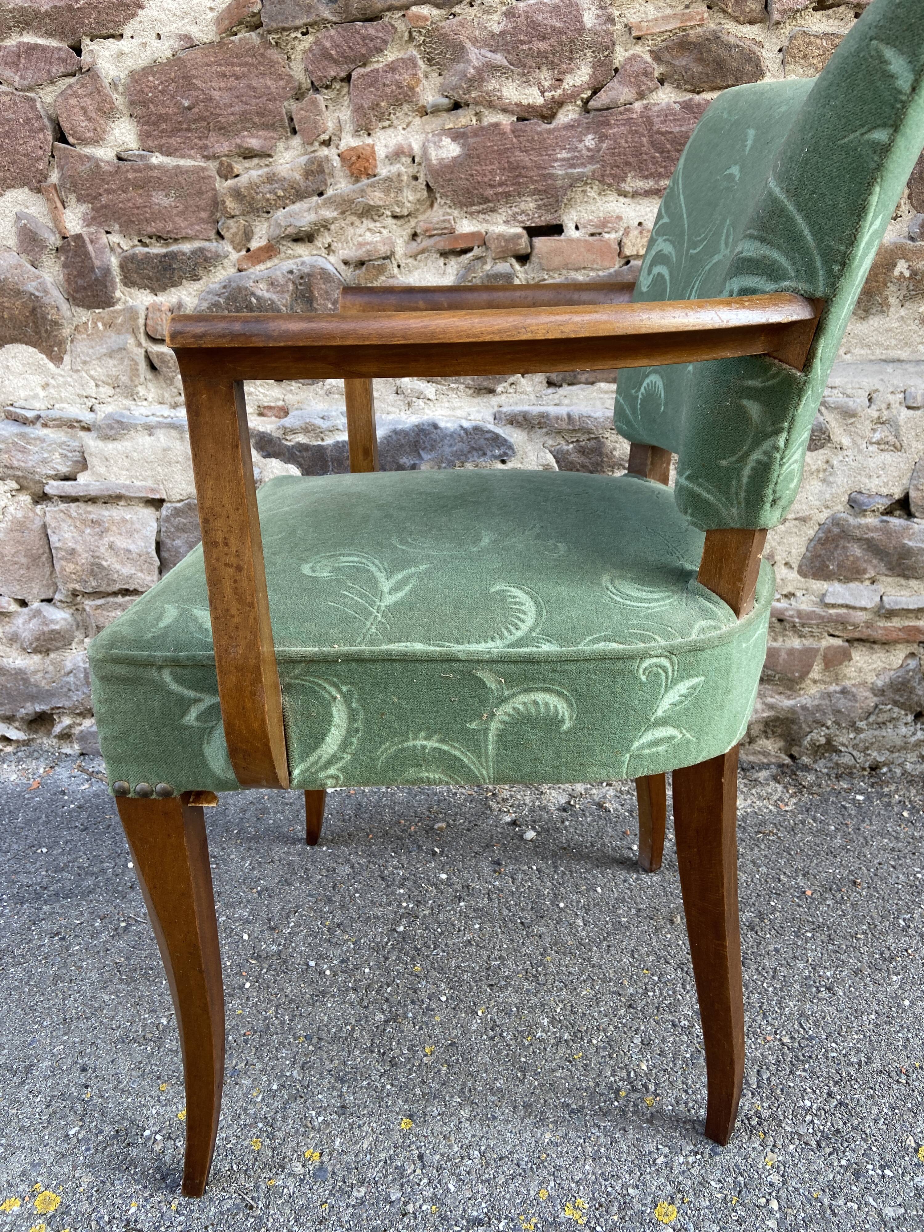 Art deco bridge armchair 50