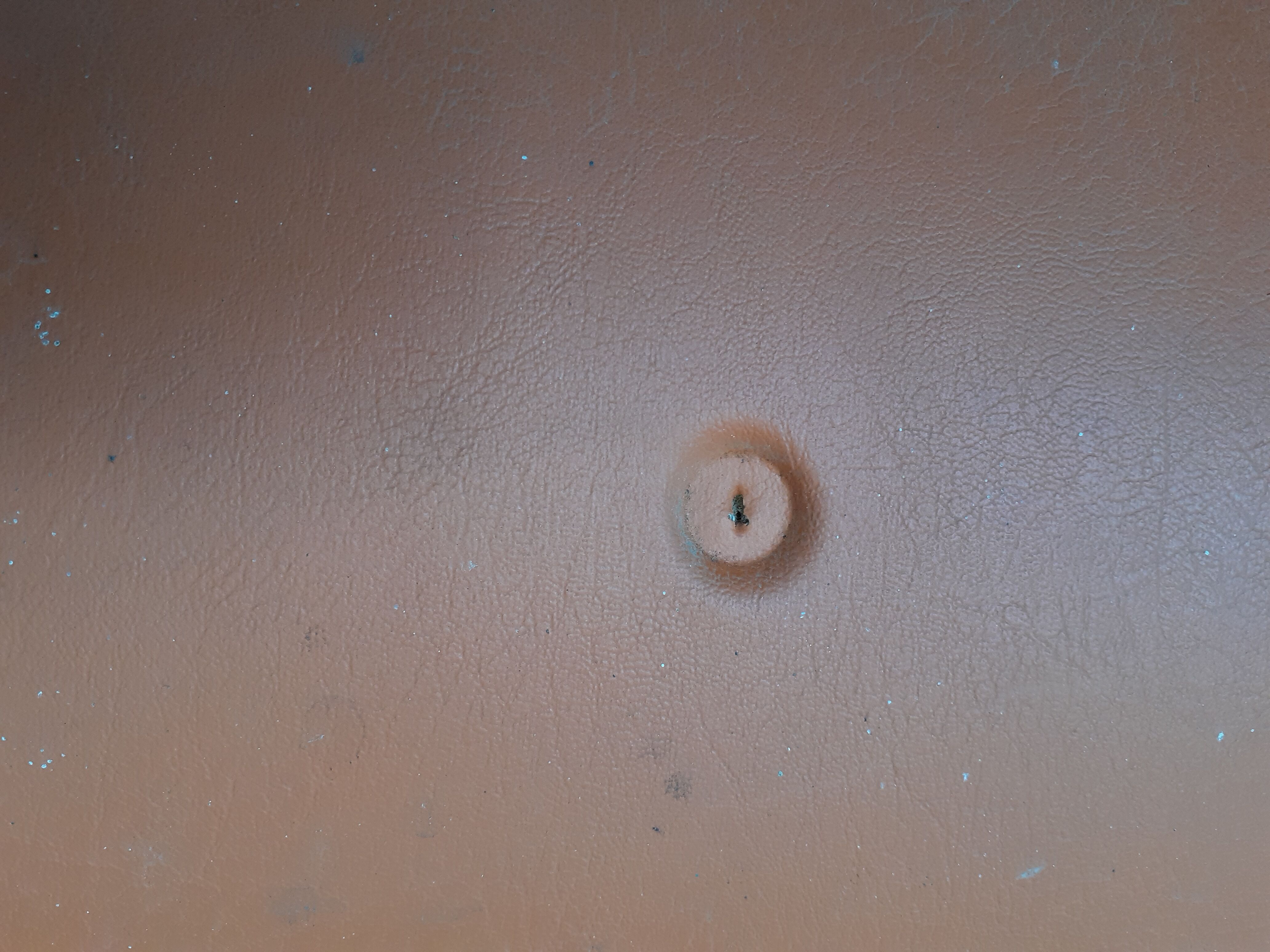 Skai orange convertible sofa 1950s