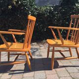 Pair of scandinavian armchairs 1960