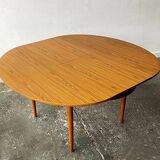 1960s Mid-Century modern dining set by Schreiber Furniture and AB tubular Products