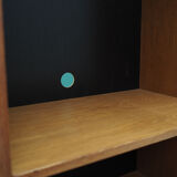 Oak bookcase, Danish design, 1970s, manufactured by ÆJM Møbler