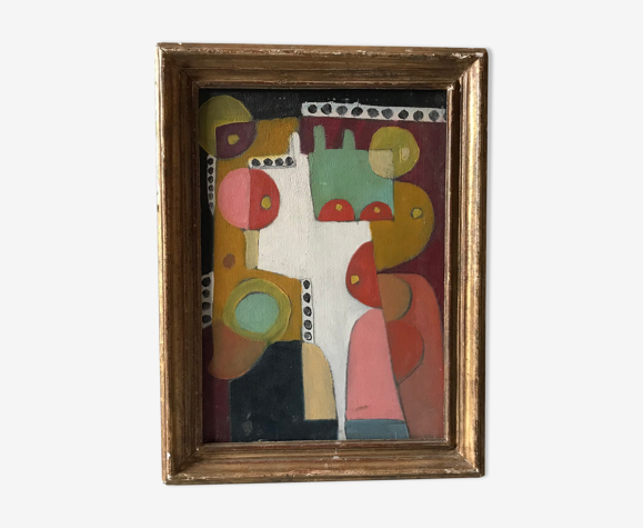 Composition abstraite, Ecole du XXème siècle.