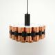 Copper lamp designed by Wener Schou for Coronell Elektro, 1970s