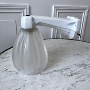 Art Deco wall lamp in molded glass and porcelain 30s