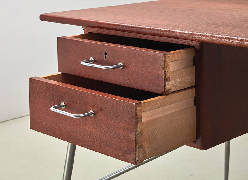 Borge Mogensen Drop Leaf Desk for Soborg Denmark 1953