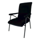 1960s vintage black velvet armchair