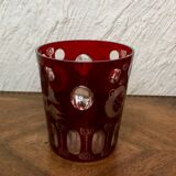 Bohemian glass crystal ice bucket