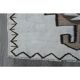 1970s Vintage Turkish Oushak Handmade Wool Cotton Blue Runner Rug 91x352