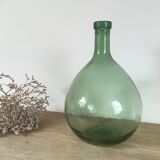 Vintage green demijohn