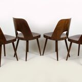 Set of 4 wooden chairs by Oswald Haerdtl for ton, 1950s, no. 515
