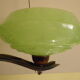 Lustre en opaline des années 1960