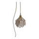 Mother-of-pearl flower in portable lamp or suspension