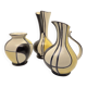 Trio of Bay Keramik vases with Florenz motif - 1957