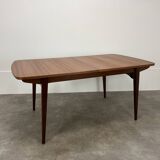 Scandinavian extendable teak table, 60s