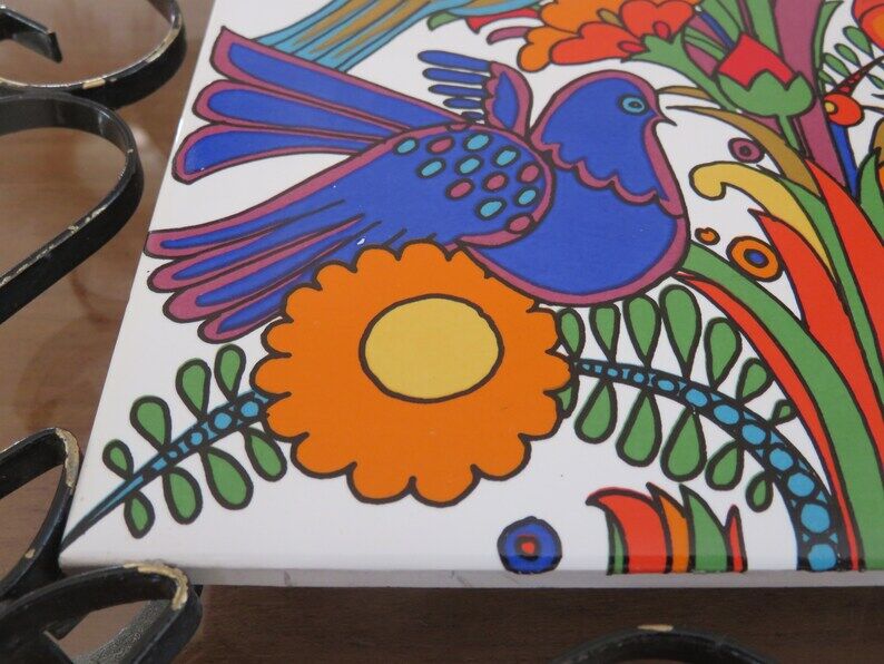 Underside " acapulco " villeroy & boch 70s