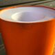 Pair of lamps 1970s Earthenware Rosenthal lampshade orange