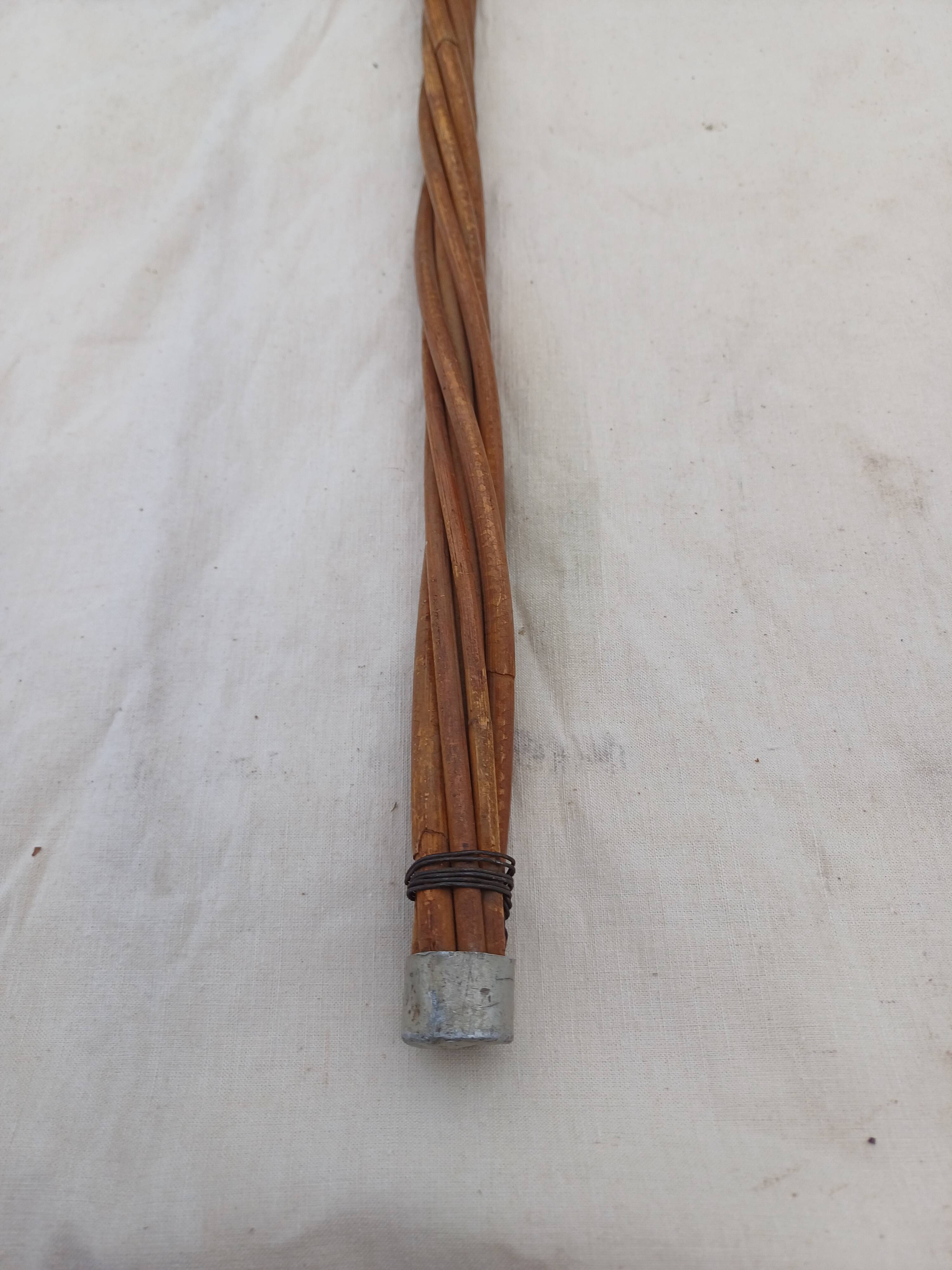 Antique Vintage Wicker Carpet Tap