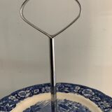 Blue and white porcelain servant or display Palissy Pottery Staffordshire England 1960