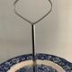 Blue and white porcelain servant or display Palissy Pottery Staffordshire England 1960