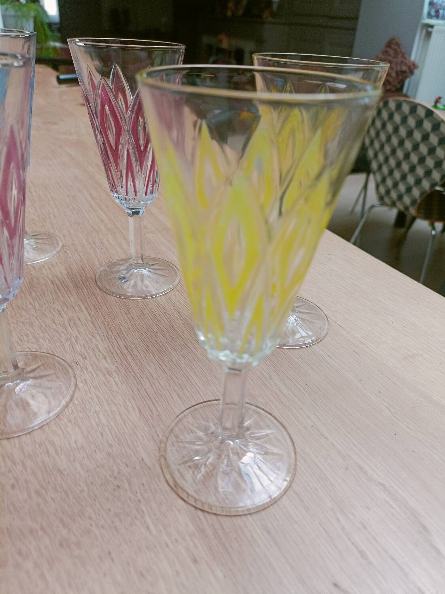 Champagne glasses VMC circa 1960