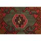 1970s Vintage Turkish Oushak Handmade Wool Cotton Brown Runner Rug  206x387