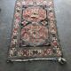 Vintage grey kilim rug in fabric - Hungary, 1930s, double medallion