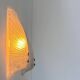 Pair of vintage wall lights, bubbled Murano glass, Italy 1970