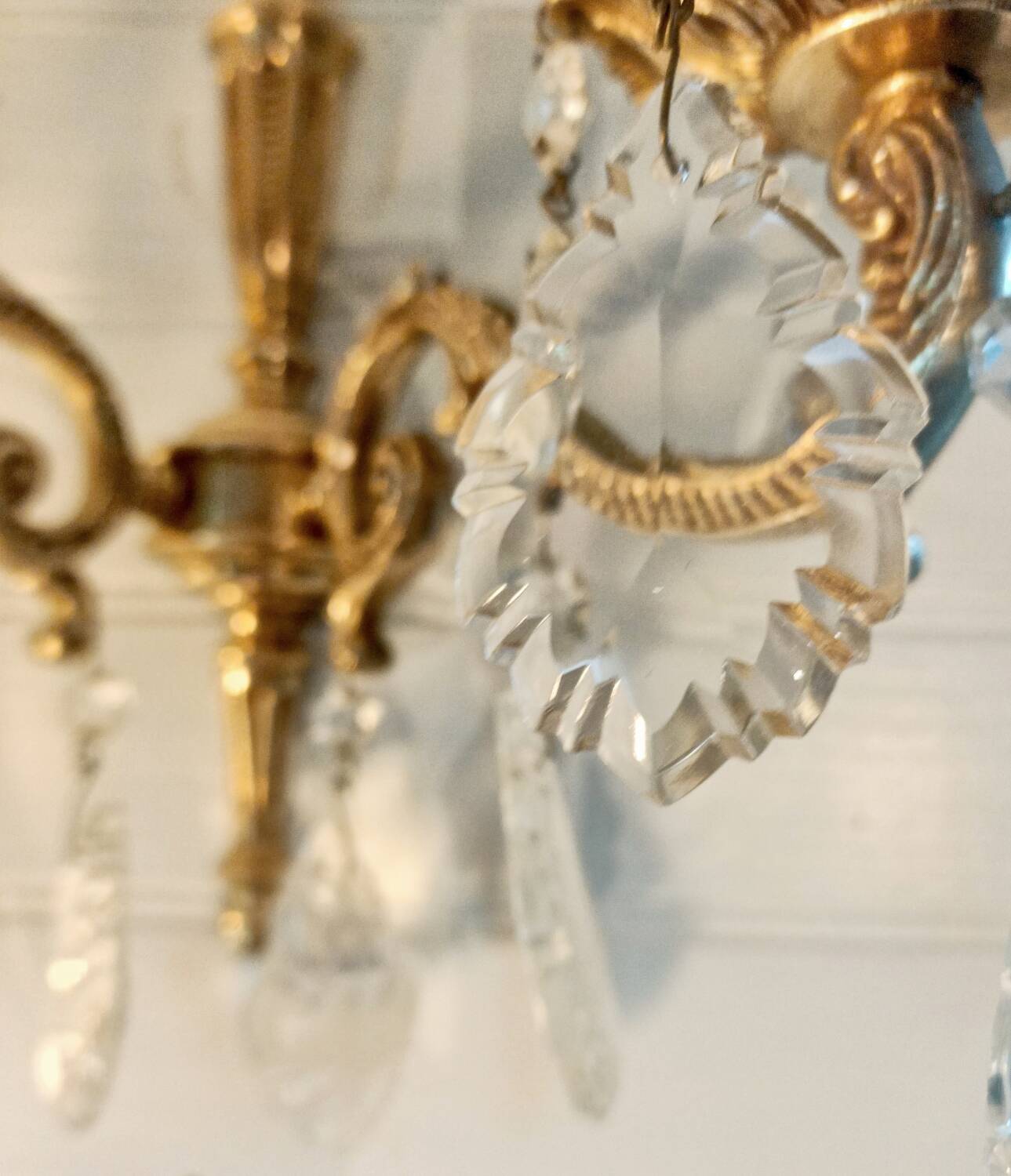 Pair of tassel sconces