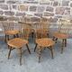 6 anciennes chaises scandinave Lounge Baumann Tapiovaara café bois courbé des années 70