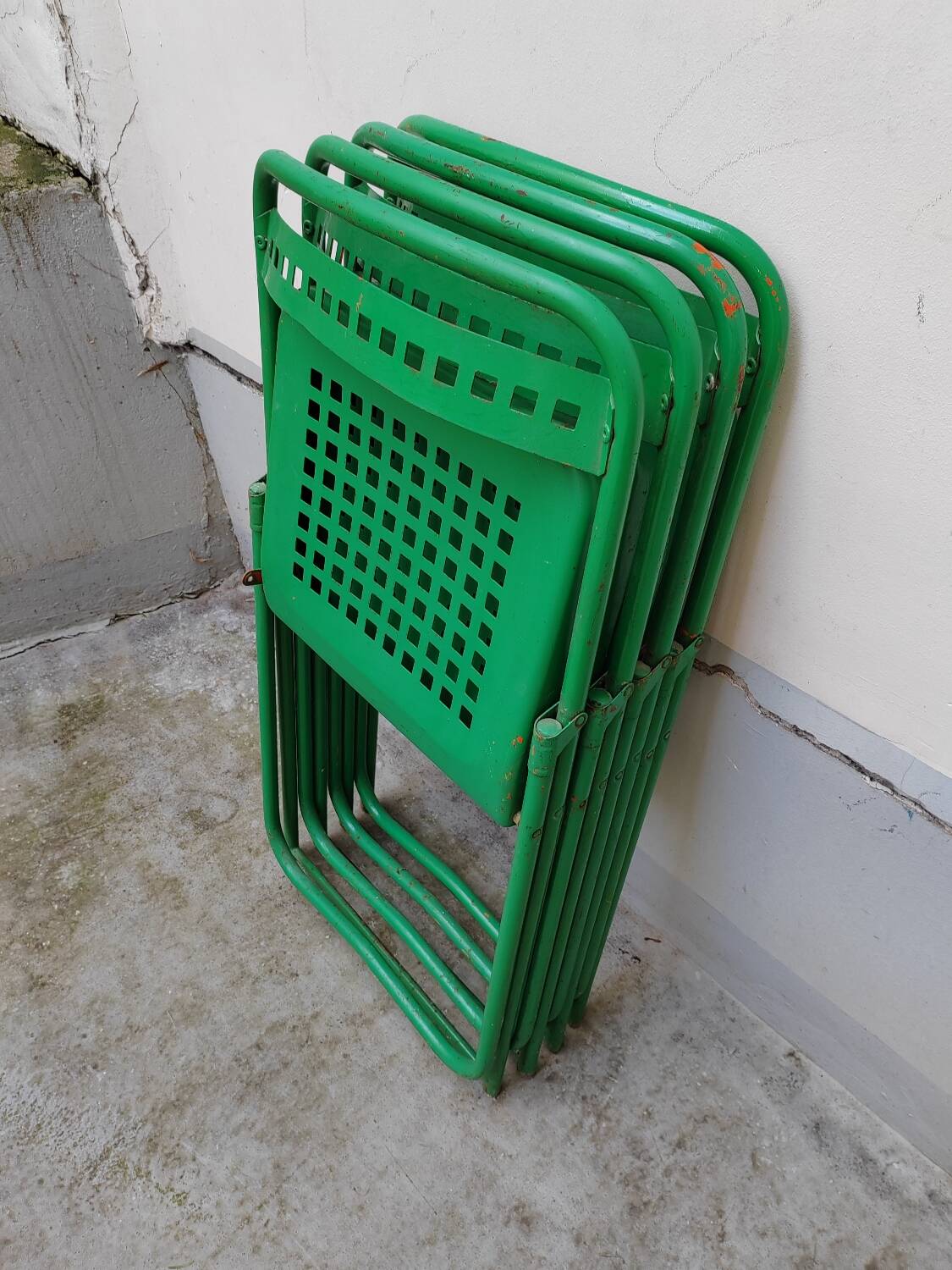 Public garden folding chair