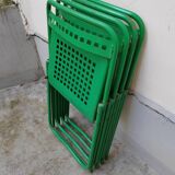 Public garden folding chair