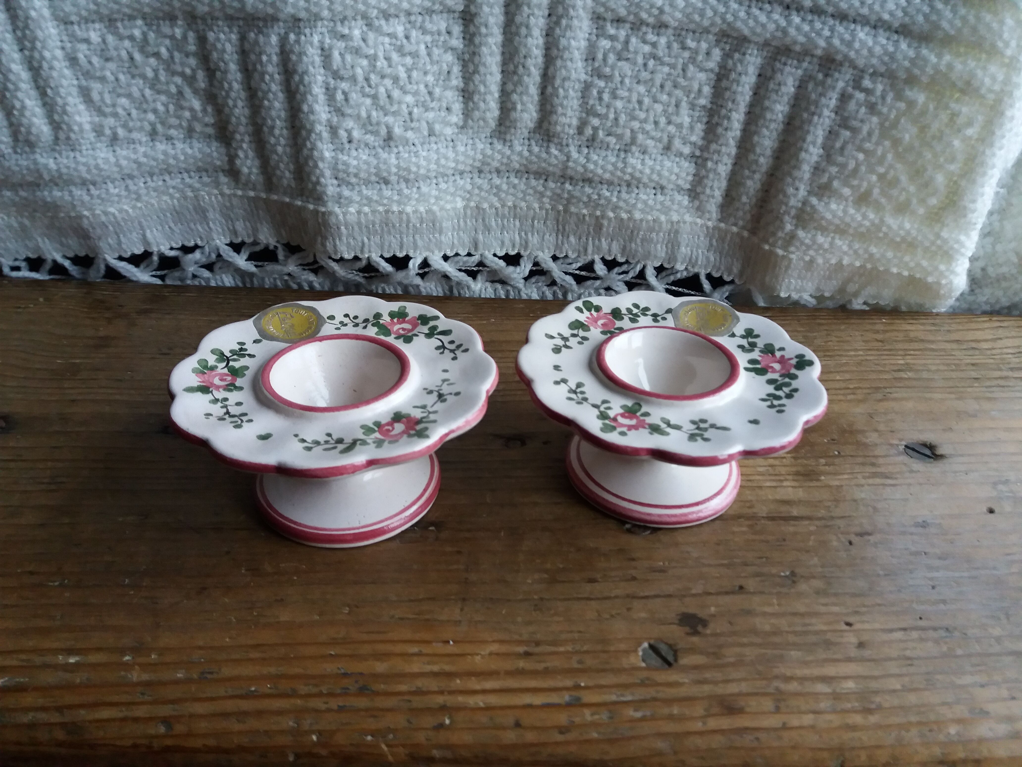 2 cockerels signed Forah René Anchierri