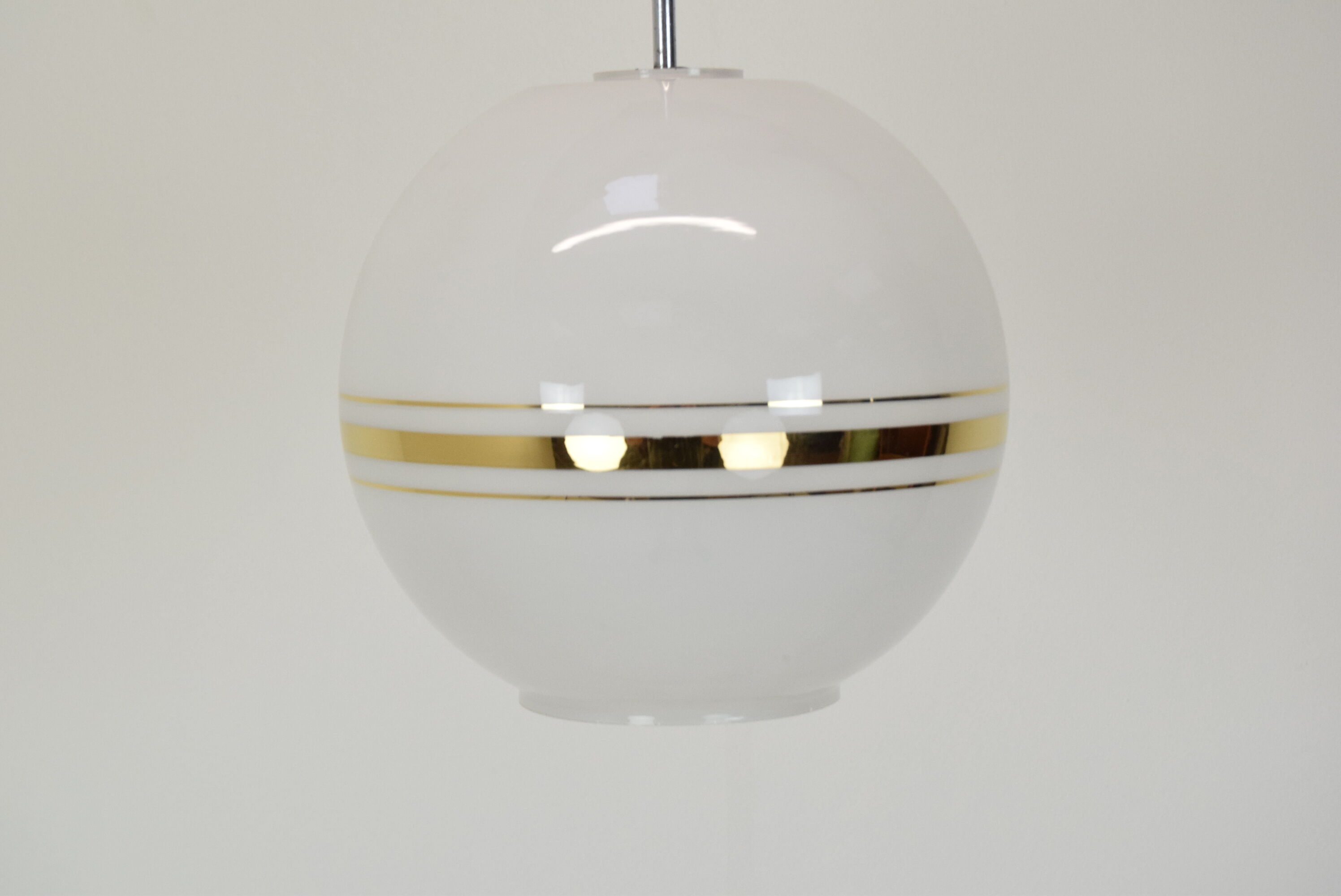 Mid-century Glass Pendant Napako,1970