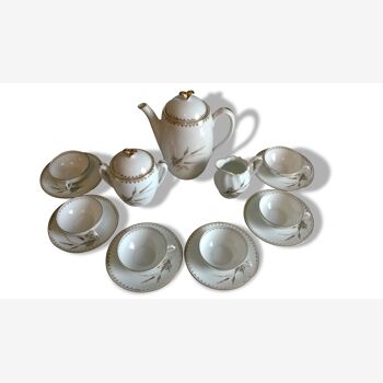Porcelain tea service of limoges