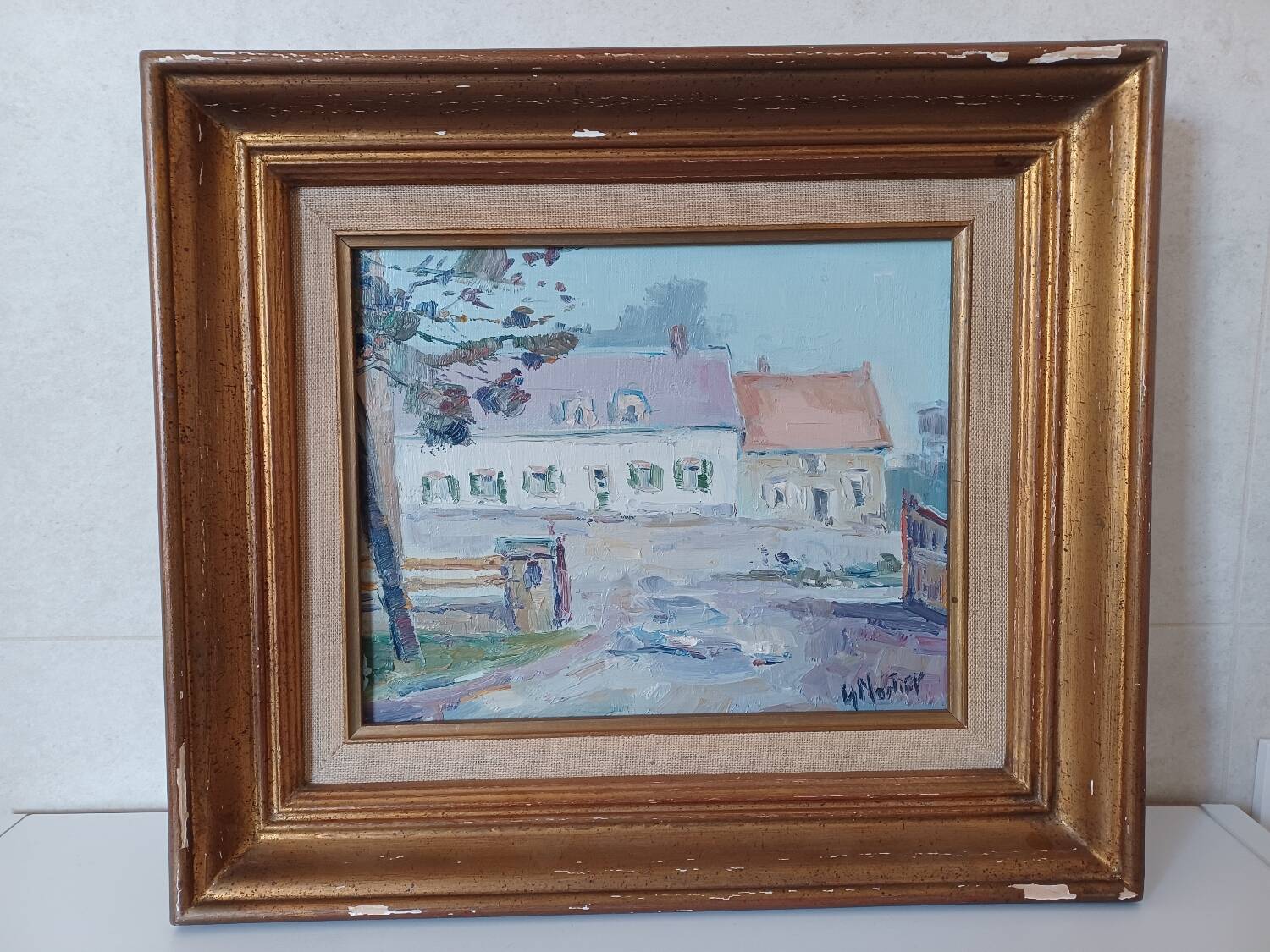 Peinture à l huile Wierre effroy