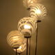 Lampadaire vintage 5 globes Mazzega en cascade