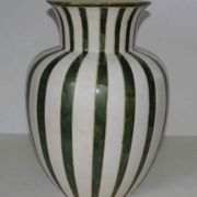 Vase potiche ancienne en céramique 40 cm années 50 signé « PH »