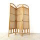 Bamboo room divider or folding screen, 1970s