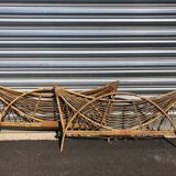 Head and foot of rattan rattan from the 60