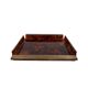 Hollywood regency brass and tortoiseshell lucite tray, Italy 1970s