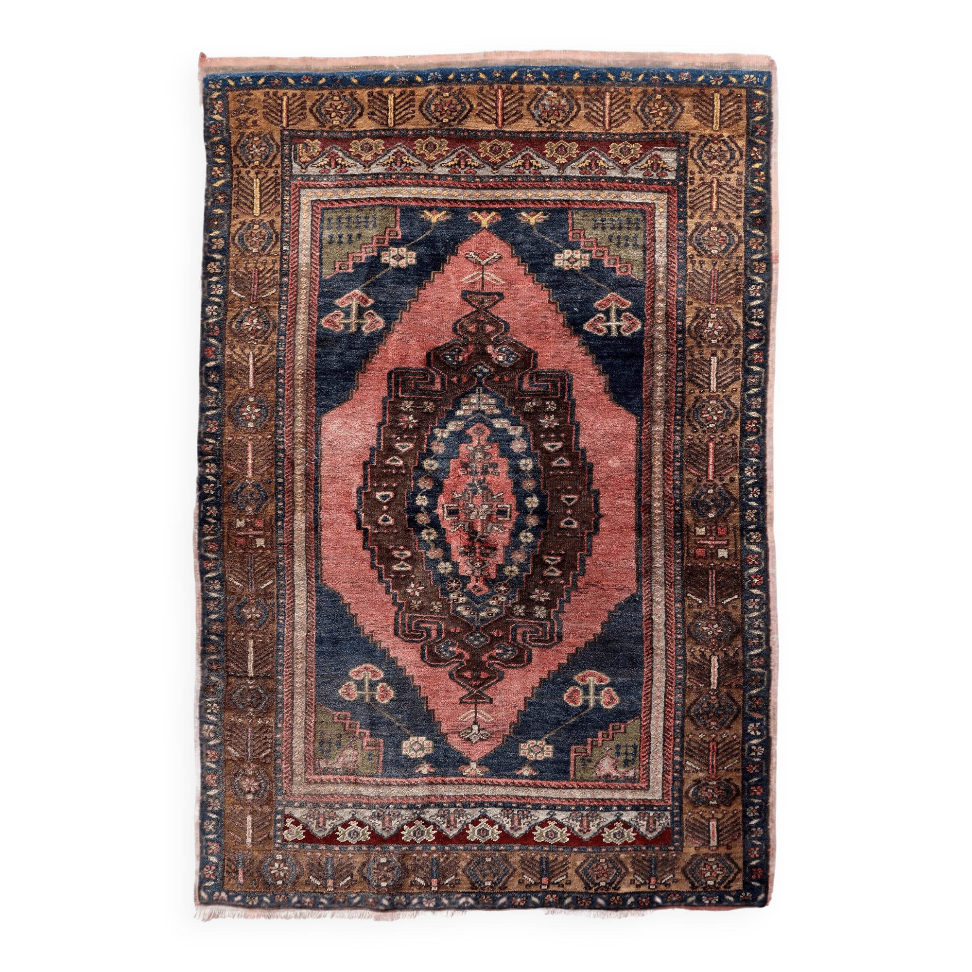 Tapis turc anatolien fait main, années 1970