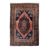 Handmade vintage Turkish Anatolian rug 113cm x 173cm, 1970s